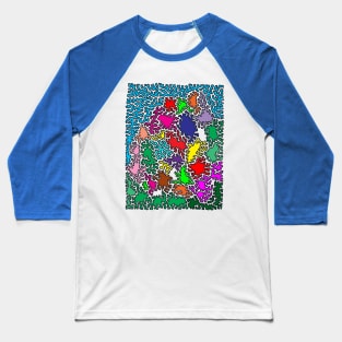 Dancing Amoebas Baseball T-Shirt